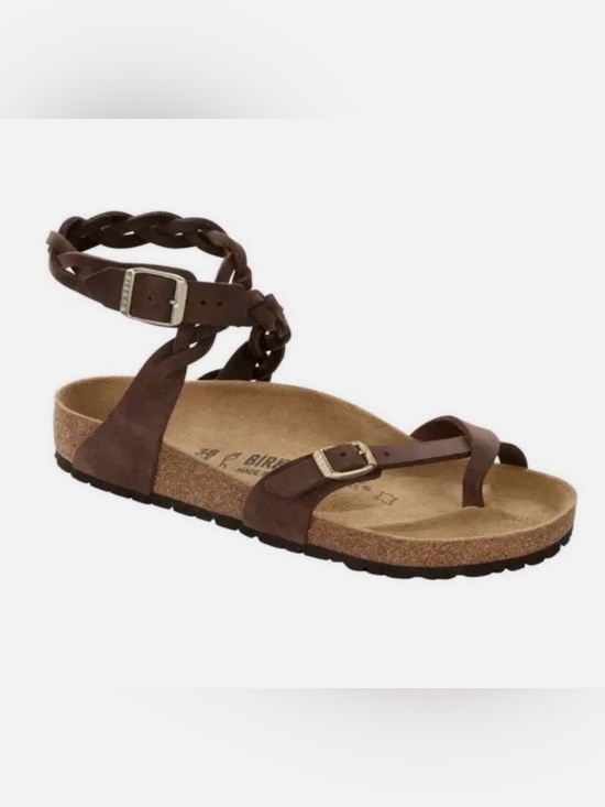 Birkenstock Shoes - RARE Birkenstock Yara Braided Ankle Strap Sandals